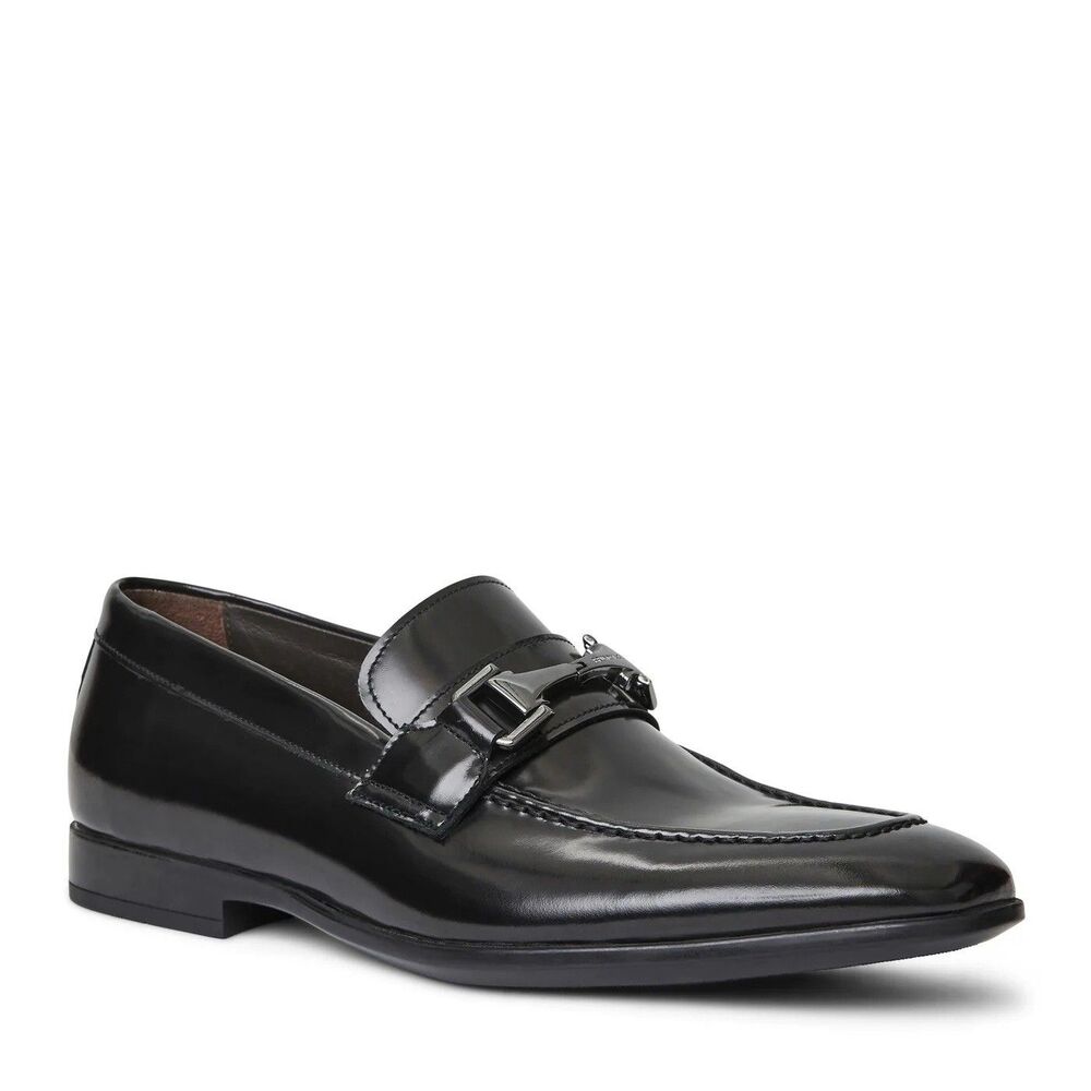 Bruno Magli Saffo Leather Slip On Italian Loafer Shoes Size: 8 M